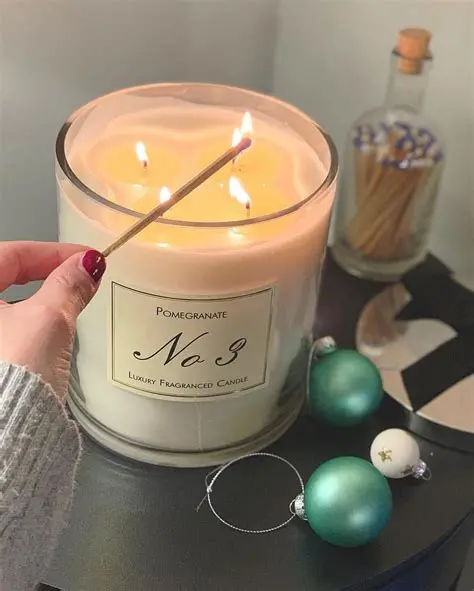 What candles give off the most scent?