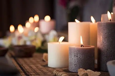 What is the spiritual history of candles?